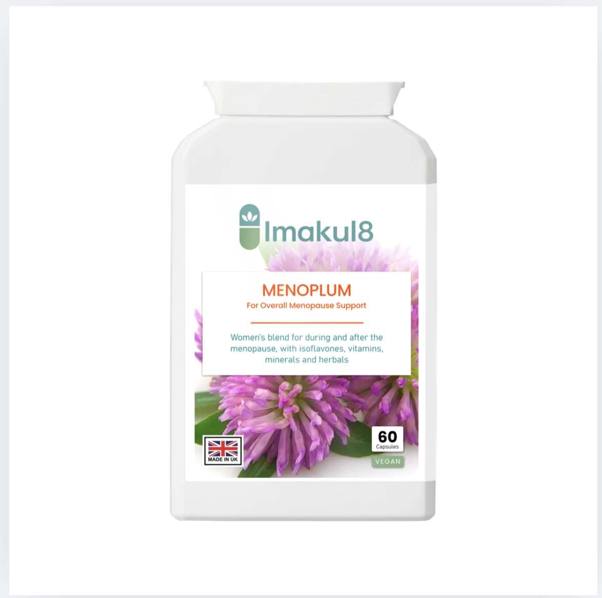 MENOPLUM Capsules – Hormone Balance Support for Women with Red Clover, Wild Yam,